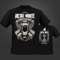 Camiseta Metal Norte festival 2016