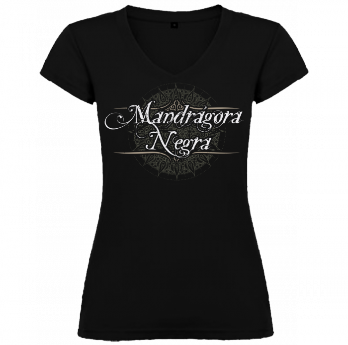 Camiseta chica Mandrágora Negra mandala